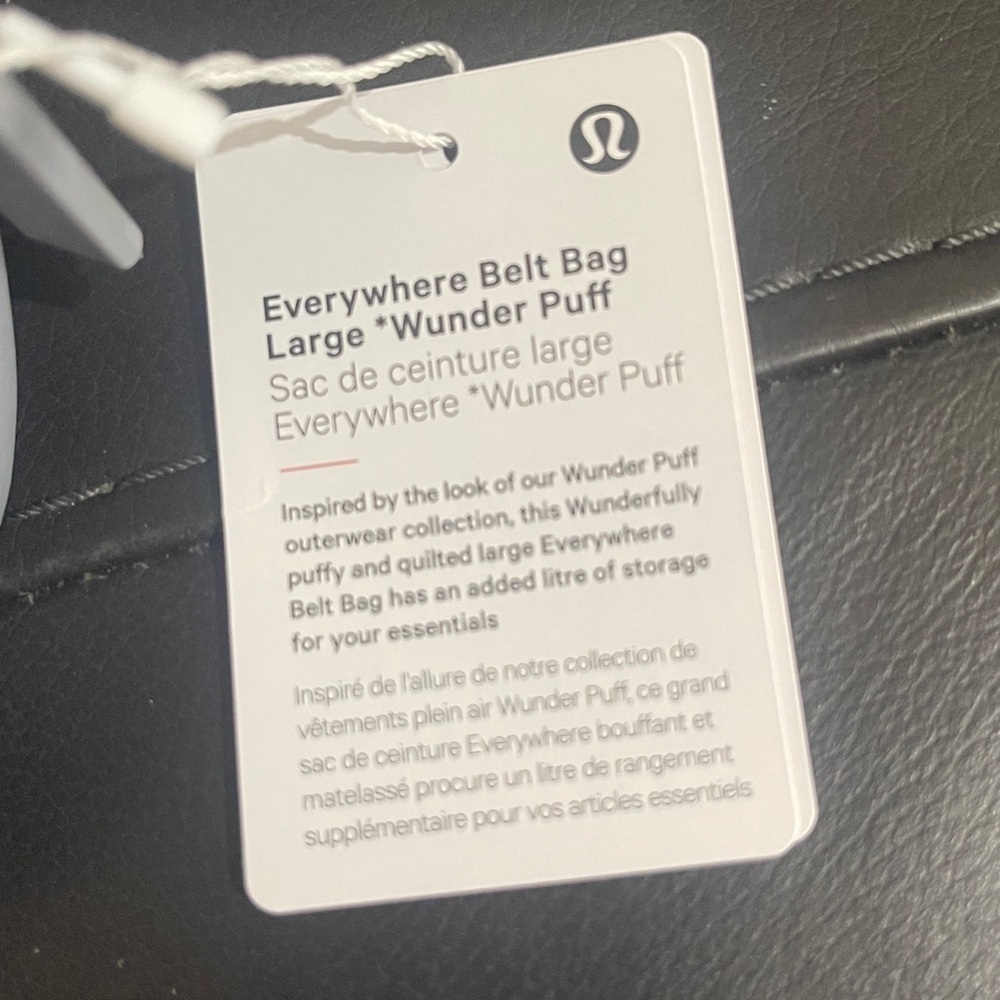 Lululemon Athletica Light Gray Pouch 9” X 6” large - Picture 8 of 12
